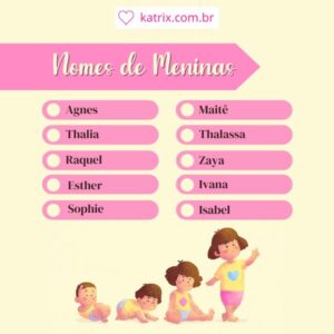 253 Nomes de Meninas com significado: Diferentes, bíblicos e mais – Tá ...