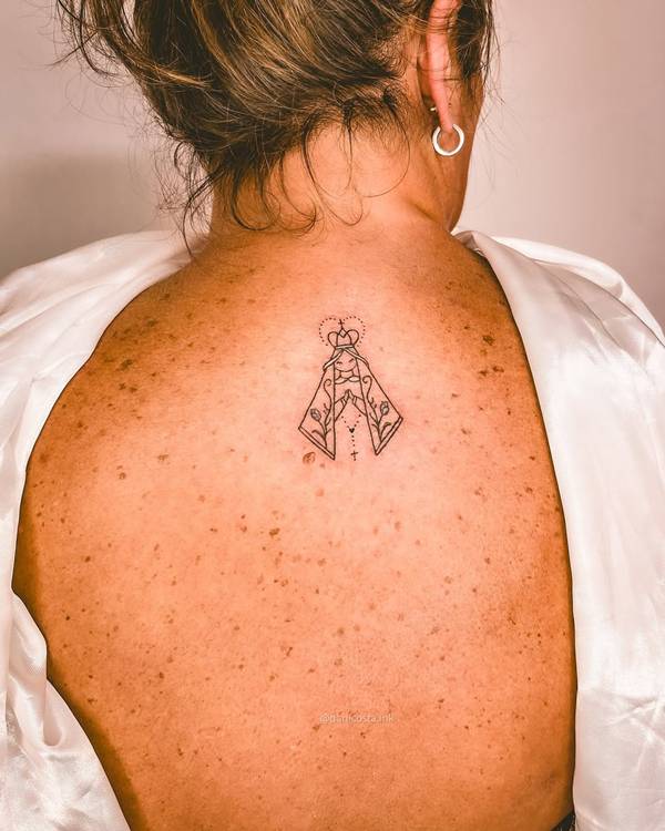 43 Tatuagens de Nossa Senhora Aparecida – Tá Chique